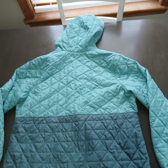 Womans LL Bean Katahdin Insulated Pullover Teal/Spruce Color - Picture 3 of 4